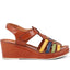 Colourful Leather Wedge Sandals  - KARY39005 / 325 398 image 1