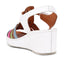 Colourful Leather Wedge Sandals  - KARY39005 / 325 398 image 2