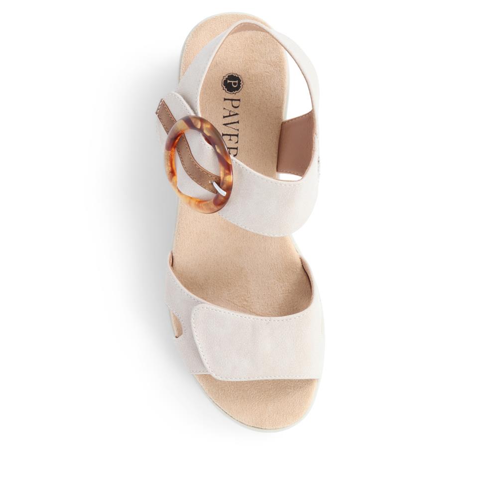 Touch-Fasten Wedge Sandals  - WBINS39033 / 325 232 image 4