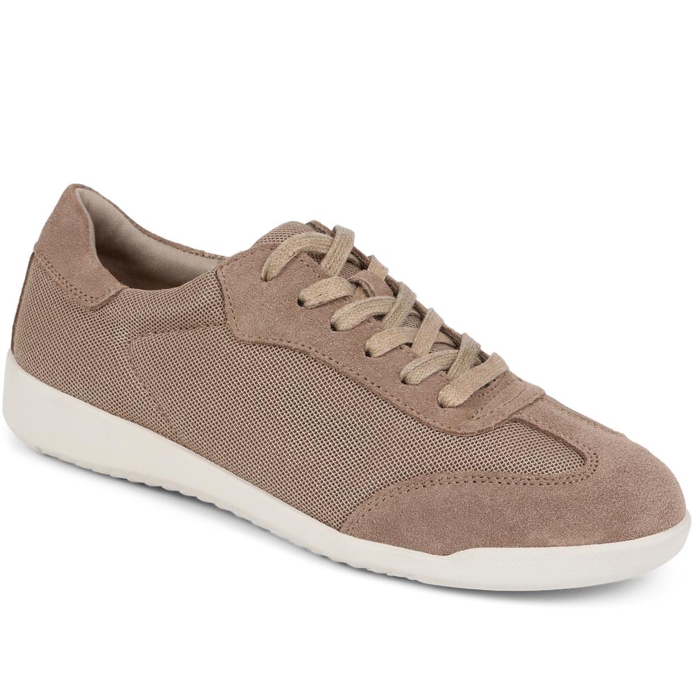 Memory Foam Leather Trainers  - BRK39009 / 325 009 image 0