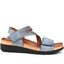 Touch-Fasten Leather Sandals  - KARY39029 / 325 513 image 1