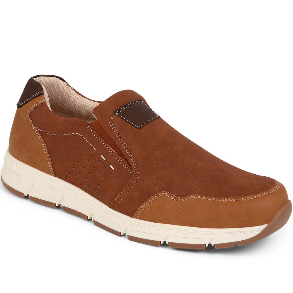 Wide Fit Slip-On Trainers   - WBINS39104 / 325 277 image 0