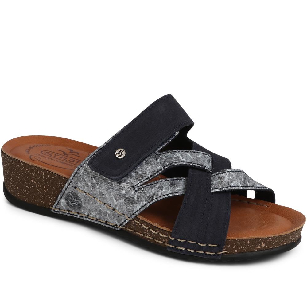 Leather Mule Sandals - FLY37055 / 323 226 image 3