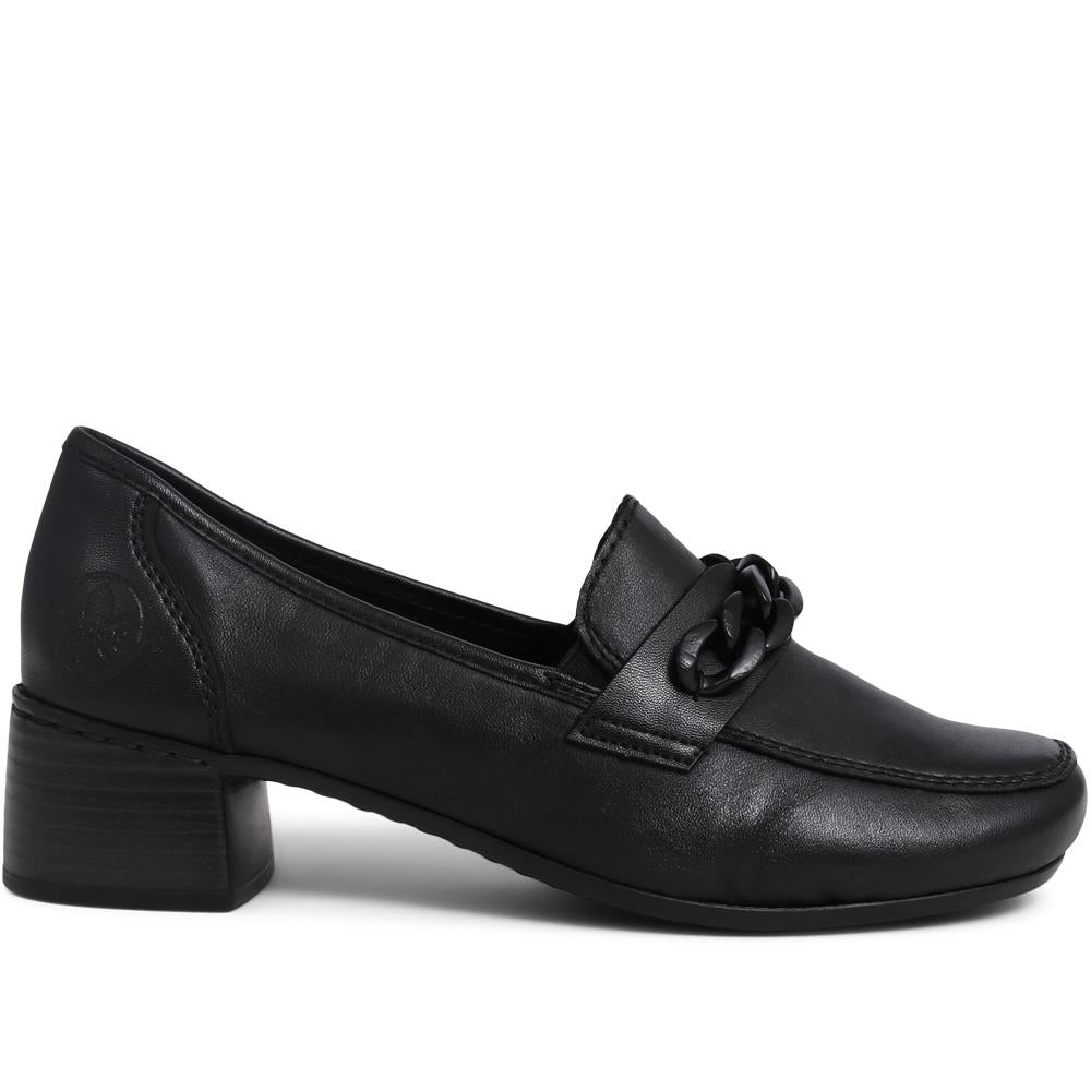 Leather Heeled Loafers  - RKR39500 / 324 843 image 1