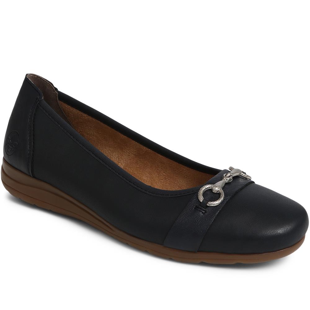 Leather Ballet Pumps  - RKR39506 / 324 849 image 3