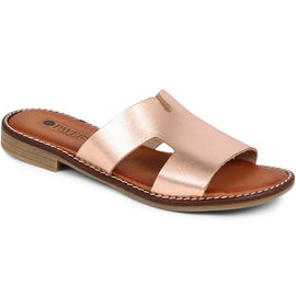 Leather Mule Sandals 