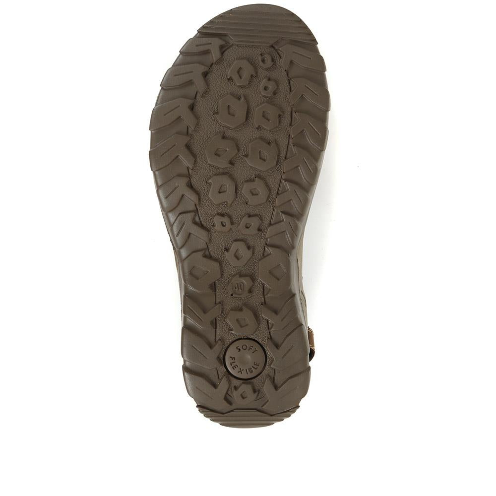 Adjustable Leather Walking Sandals - DDIN35007 / 321 538 image 4
