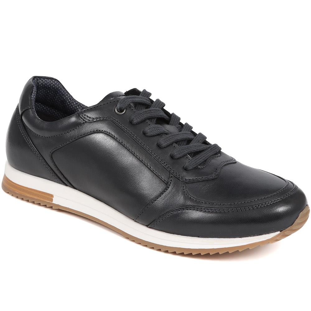 Leather Lace-up Trainers  - RNB39013 / 324 918 image 0