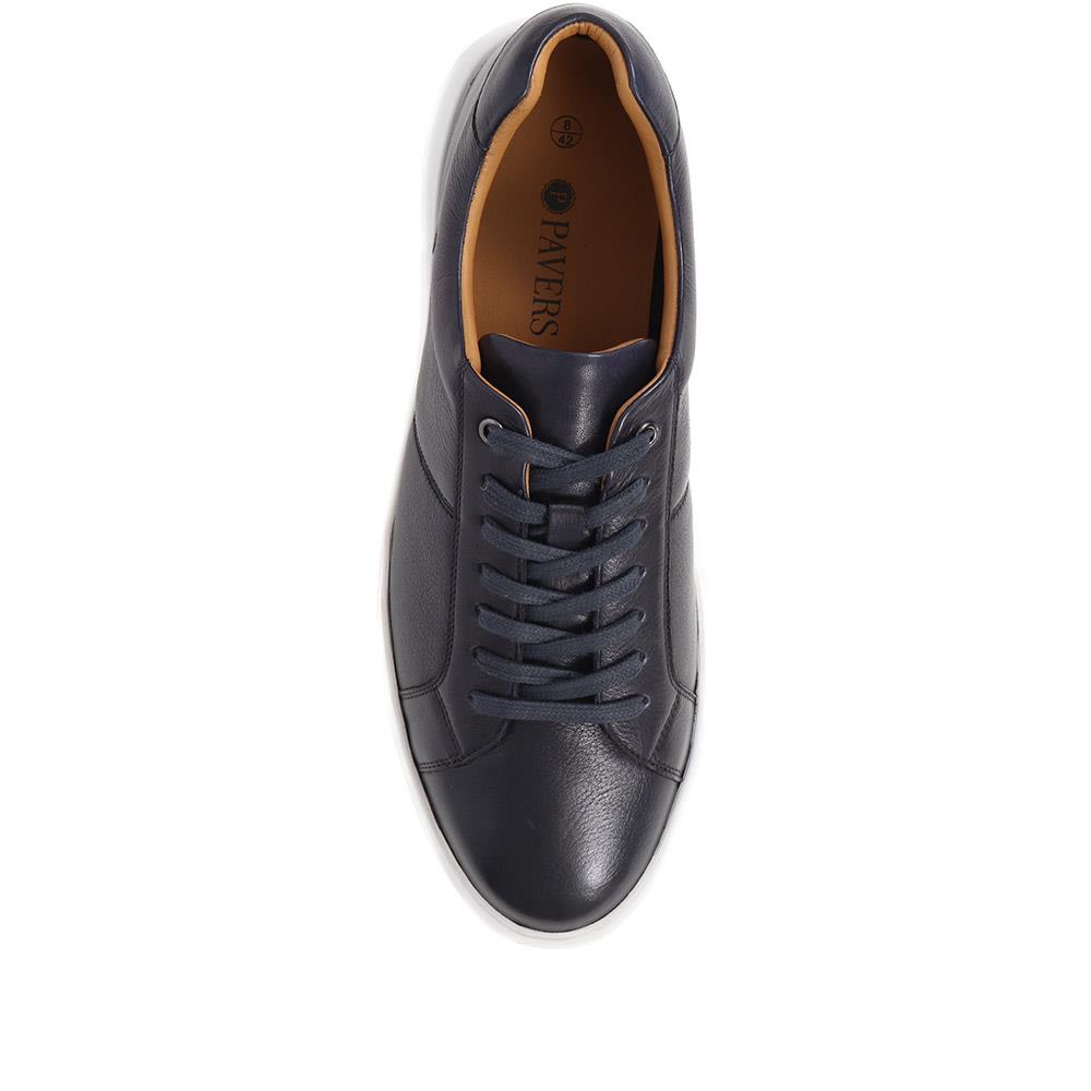 Leather Lace-Up Trainers - PERFO39005 / 325 417 image 4