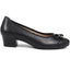 Leather Block Heel Court Shoes  - RNB39003 / 324 941 image 1