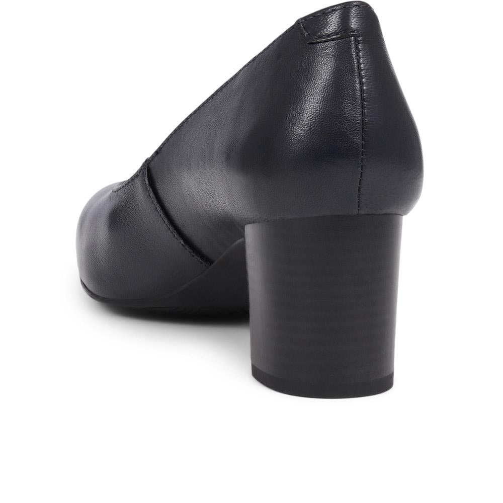 Heeled Leather Court Shoes  - RNB39011 / 324 942 image 2