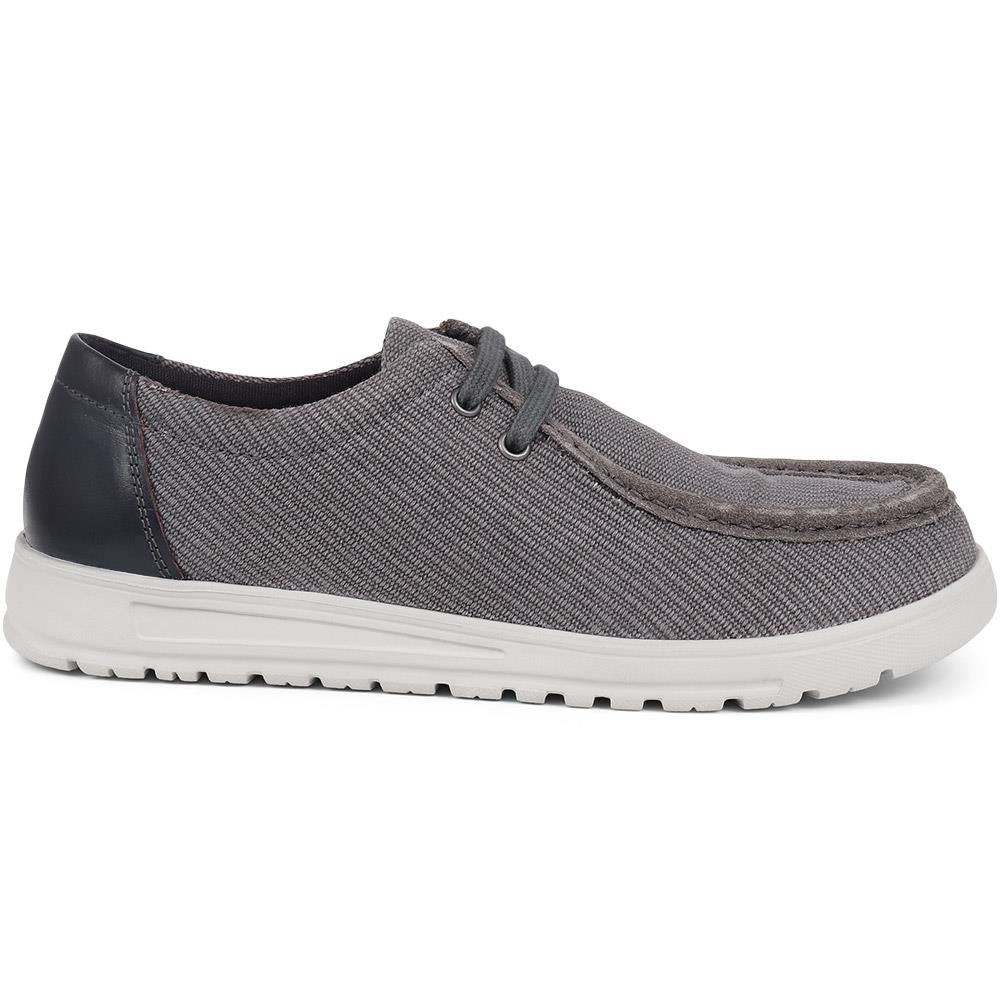 Lightweight Lace-Up Boat Shoes  - RNB39015 / 324 919 image 1