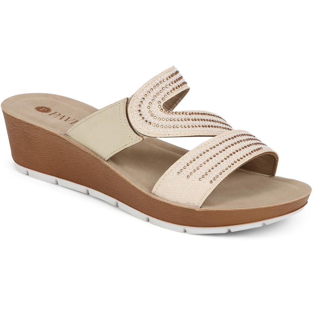 Low Wedge Mule Sandals  - INB39057 / 325 204 image 0