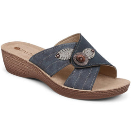 Comfortable Button Detail Sandals