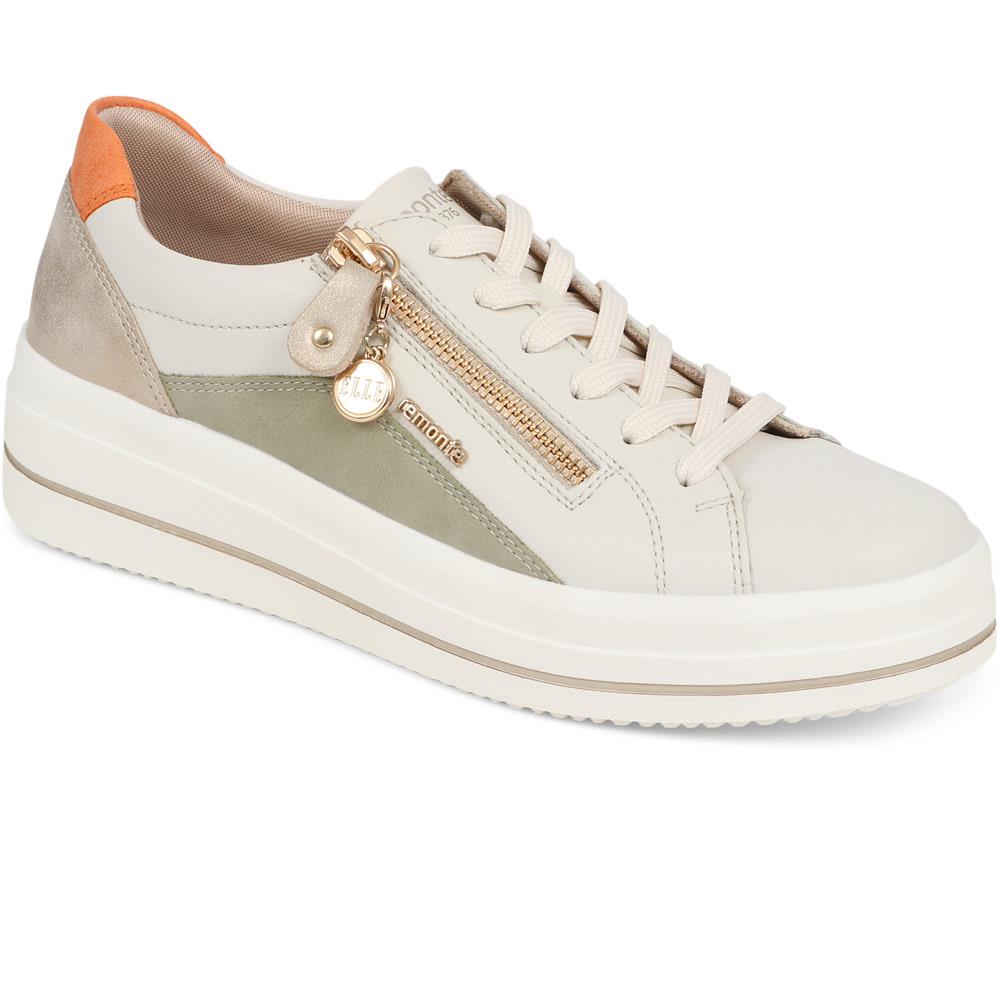 Contrasting Zip Trainers - DRS39504 / 325 414 image 0