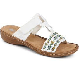 Two Strap Beaded Sandals