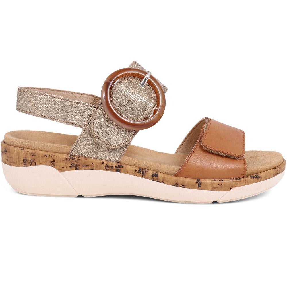 Dual Fitting Two-Tone Sandals - DRS33503 / 319 686 image 1