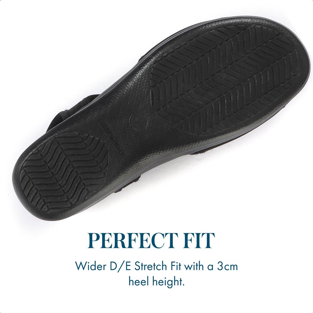 Wide Fit Stretch Sandals - POLY25000 / 309 521 image 4