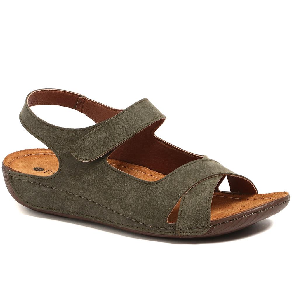 Wide Fit Touch-Fasten Sandals - MUY1509 / 124 091 image 0