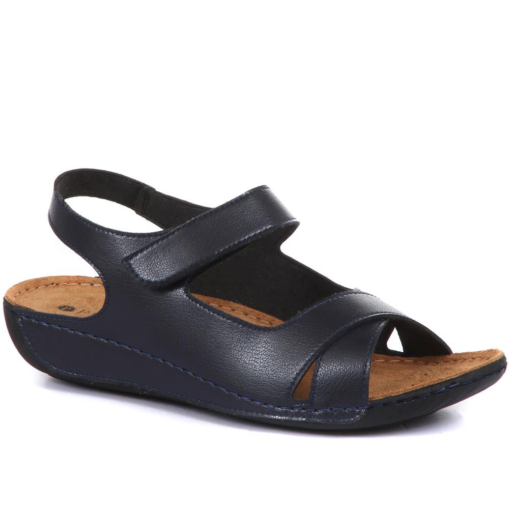 Wide Fit Touch-Fasten Sandals - MUY1509 / 124 091 image 0