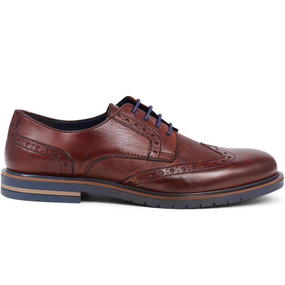 Brogue Detailed Leather Lace-Up Shoes - ITAR39007 / 325 124 image 1