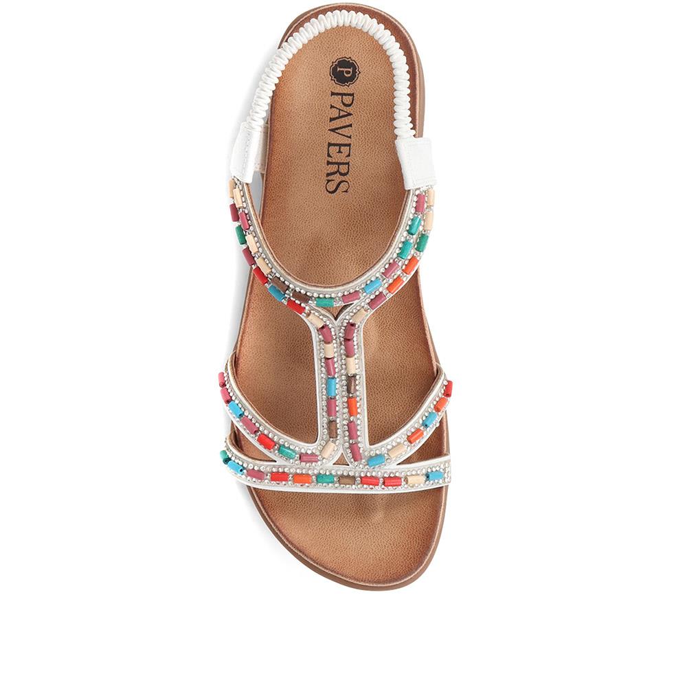 Beaded Sandals - BAIZH37053 / 323 376 image 3