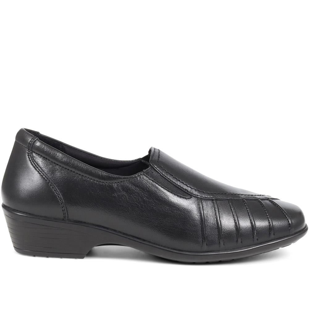 Wide Fit Leather Slip On Shoes - KEMP1800 / 145 950 image 2