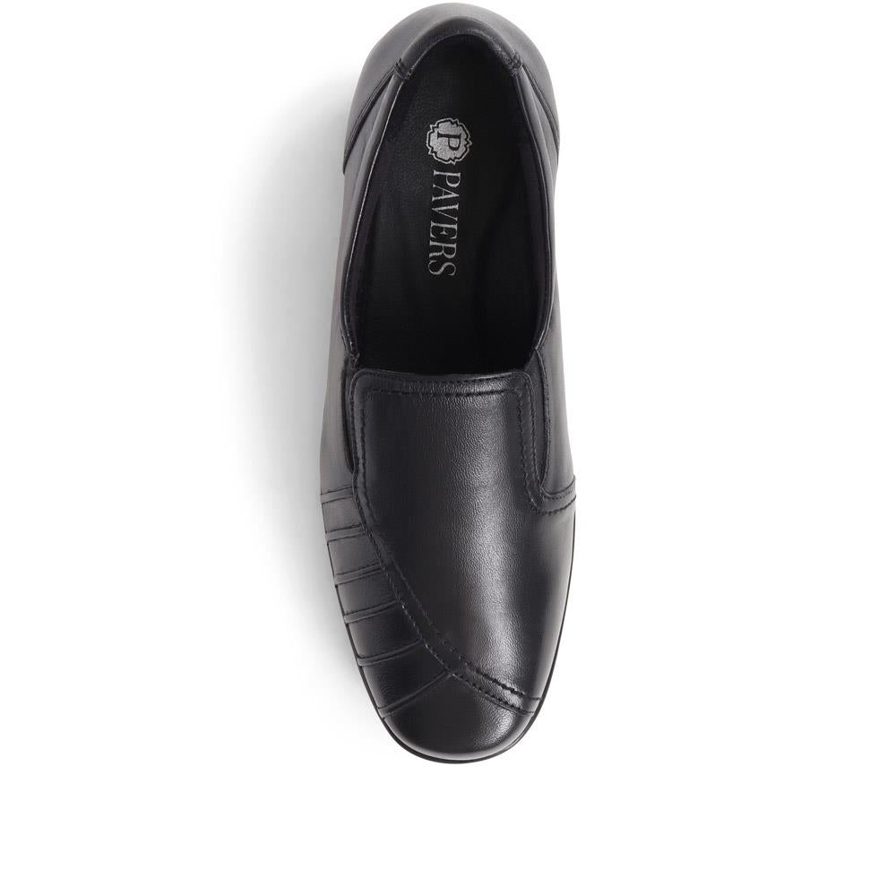 Wide Fit Leather Slip On Shoes - KEMP1800 / 145 950 image 6