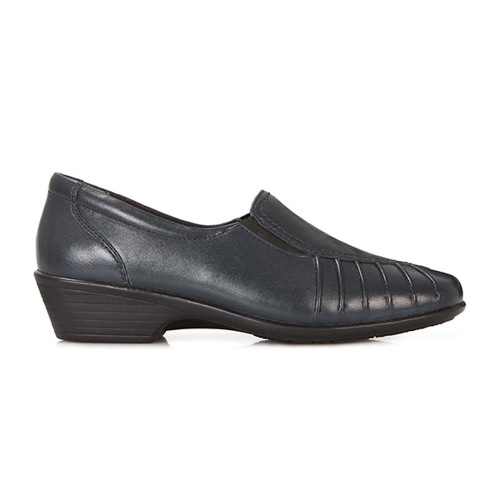 Wide Fit Leather Slip On Shoes - KEMP1800 / 145 950 image 2