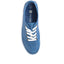 Wide Fit Leather Lace-Up Trainers - SIMIN31003 / 317 969 image 4