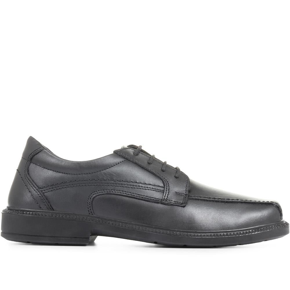 Wide Fit Leather Lace-Up Shoes - RAJA28001 / 312 617 image 1
