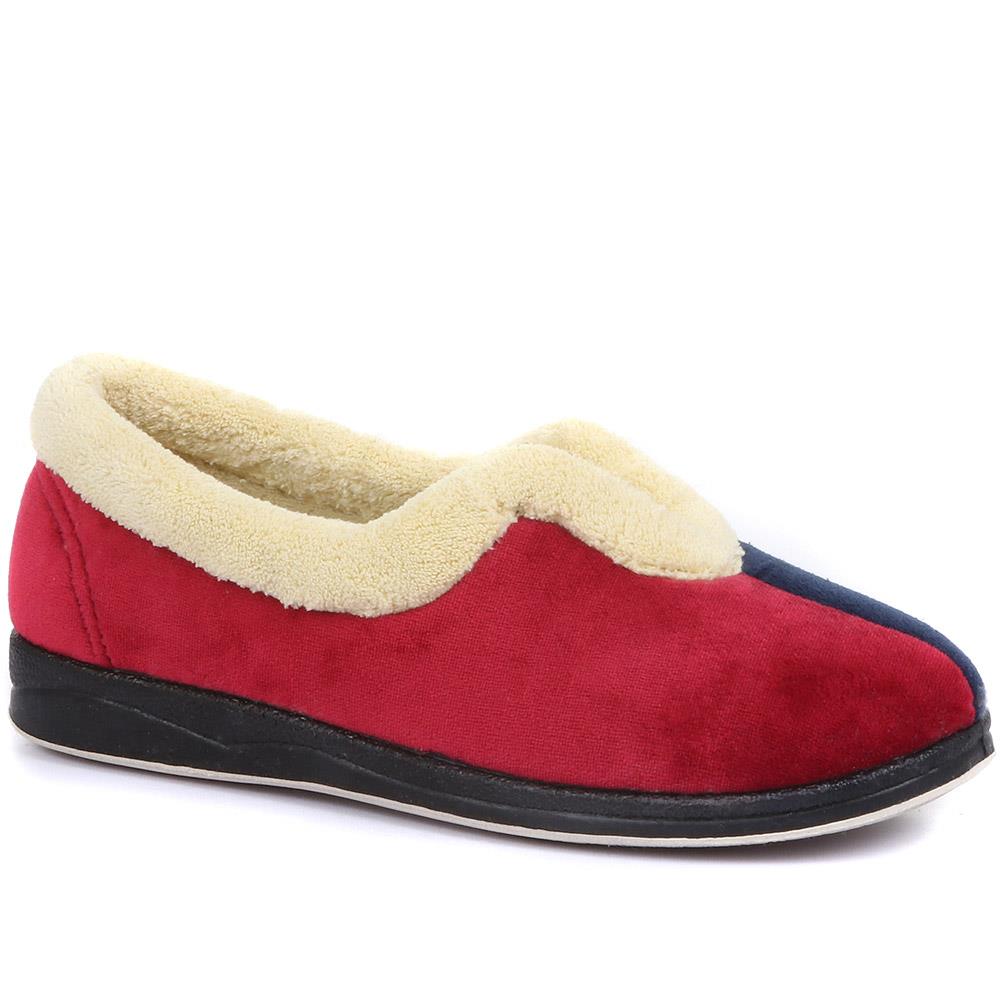 Wide Fit Antibacterial Slippers - QING32013 / 319 075 image 1