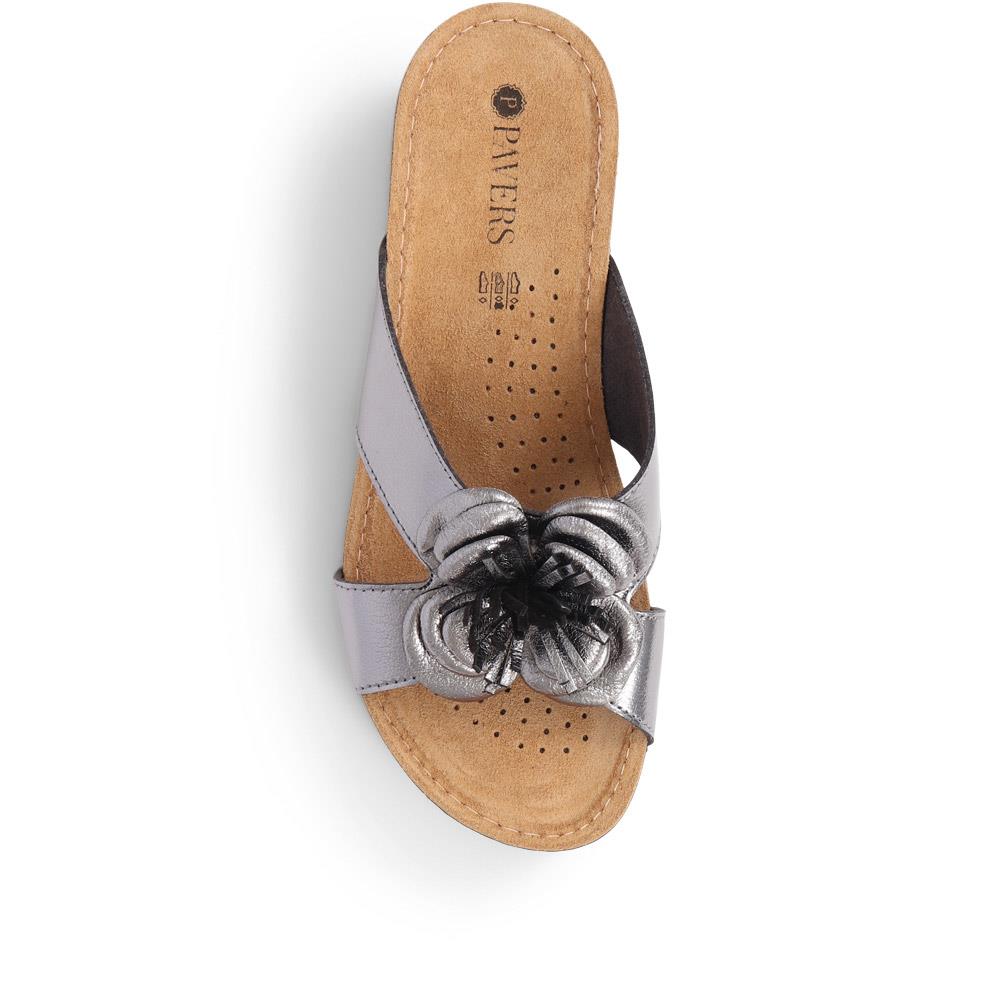 Embellished Mule Sandals - MUYA37003 / 323 446 image 5