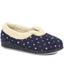 Wide Fit Polka Dot Slippers - QING34003 / 320 210 image 1