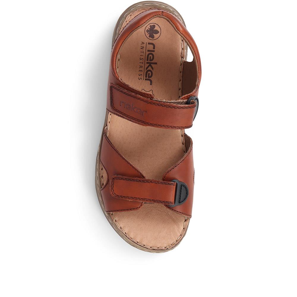Reiker Leather Adjustable Sandals - RKR39522 / 325 063 image 3