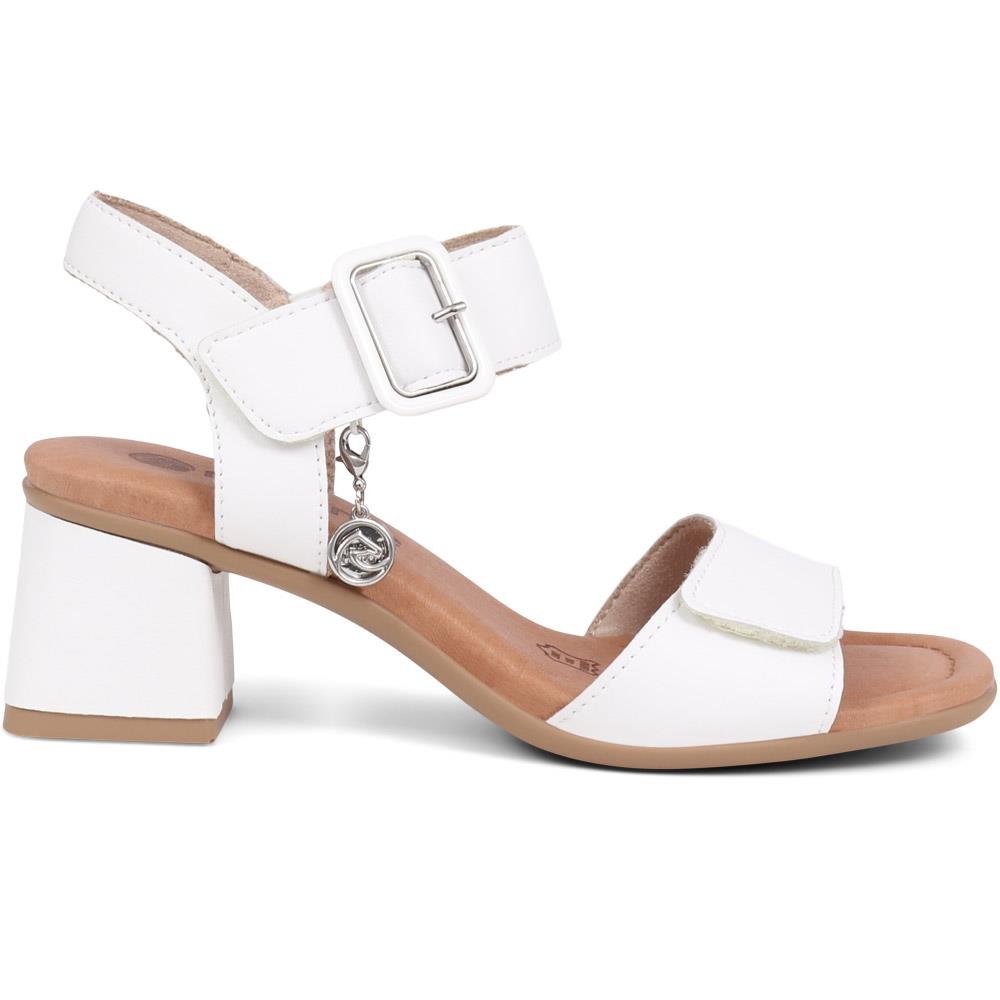 Leather Heeled Sandals - DRS39510 / 325 410 image 0