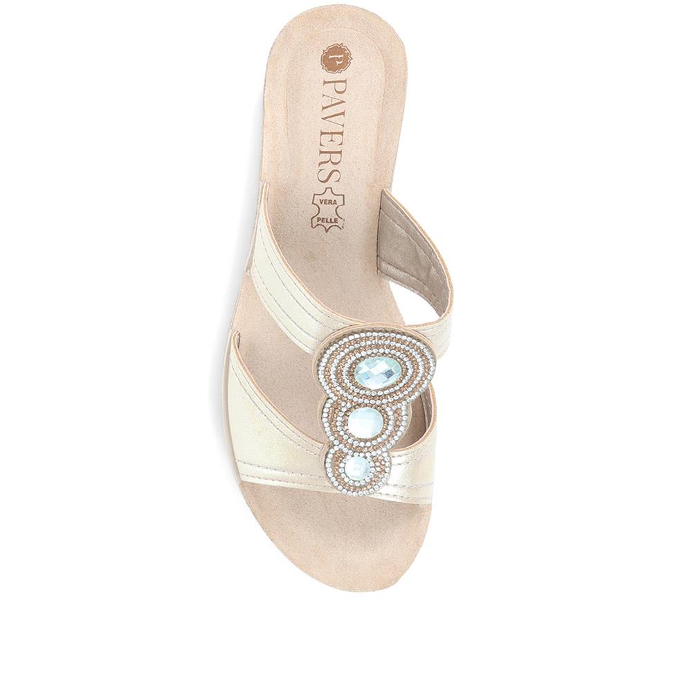 Embellished Wedge Sandals - INB37061 / 323 589 image 4