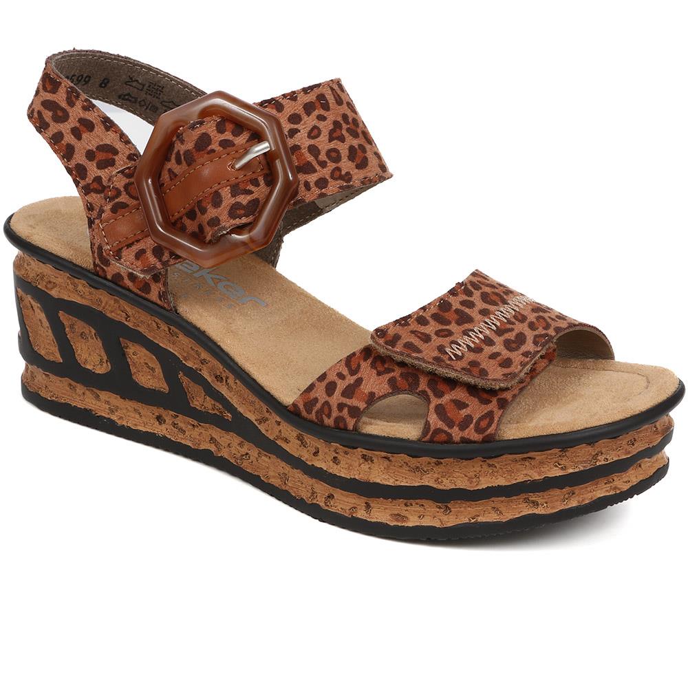 Wedge Two-Tone Sandals - RKR33519 / 319 713 image 3