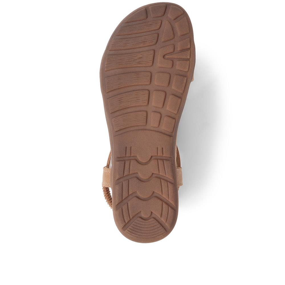 Embellished Flat Sandals - BAIZH37051 / 323 374 image 4