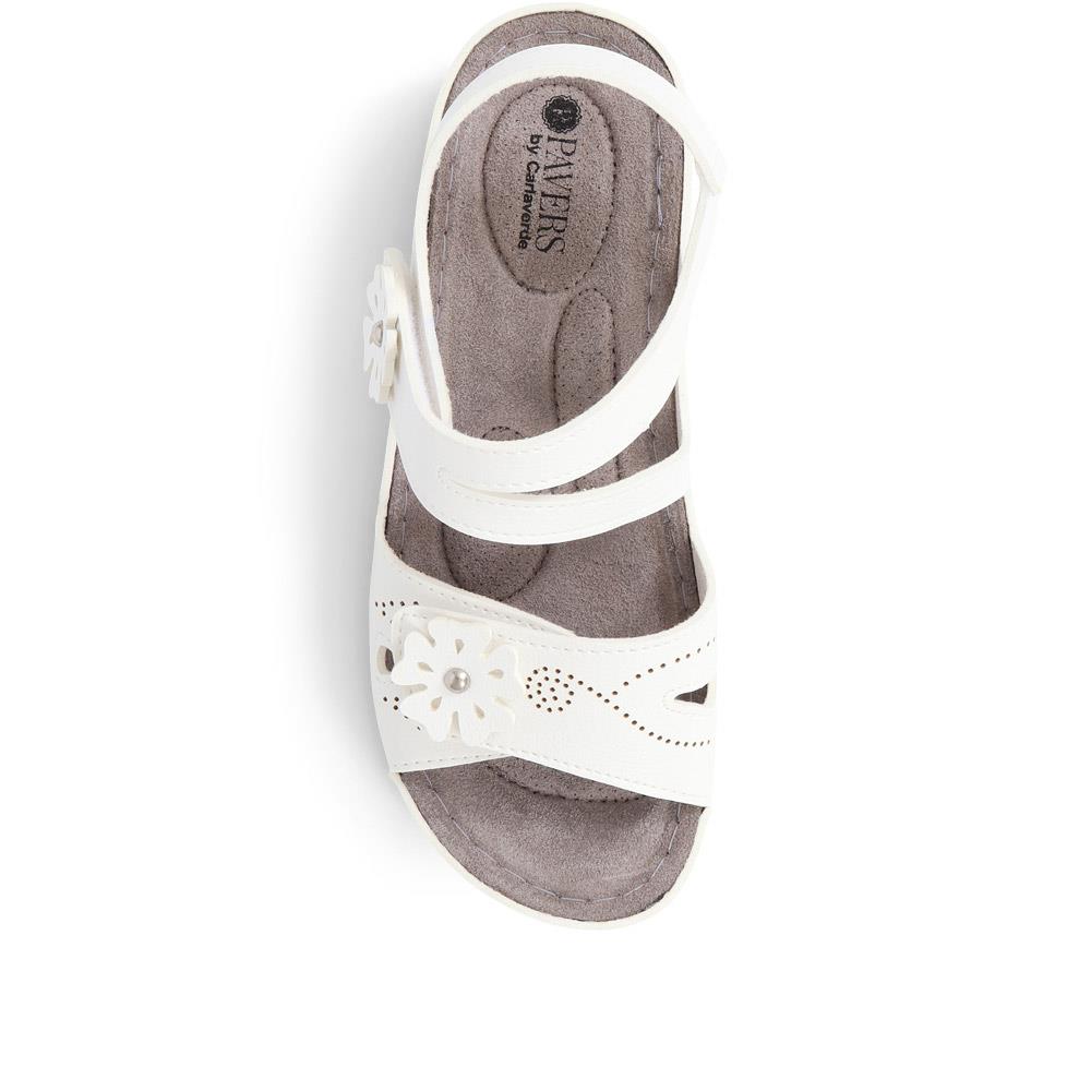 Adjustable Embellished Sandals - SERAY37007 / 323 473 image 5
