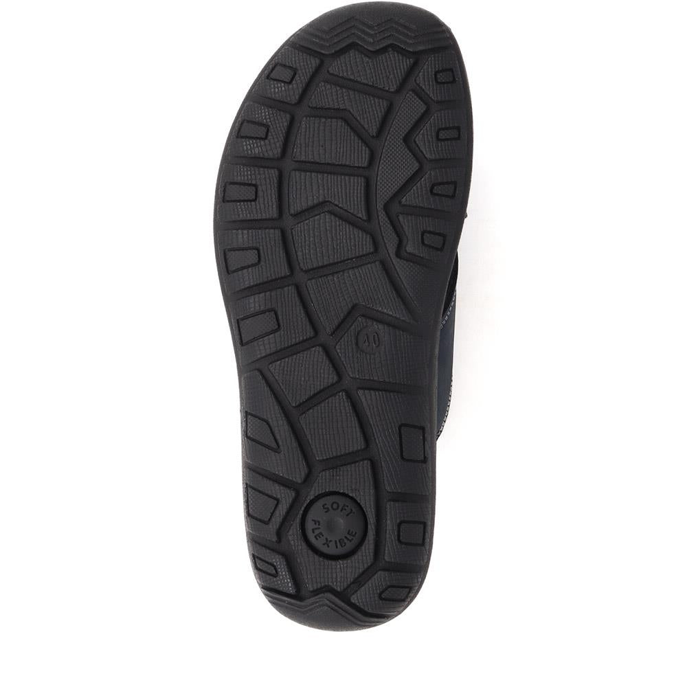 Slip-On Leather Mule Sandals  - DDIN39019 / 325 426 image 3