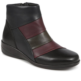 Wedged-Heel Ankle Boots 