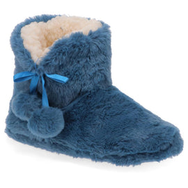 Faux Fur Slipper Booties