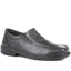 Wide Fit Leather Slip On Shoes - RAJ1601 / 124 914 image 0