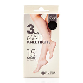 Pack of 3 Knee Highs.