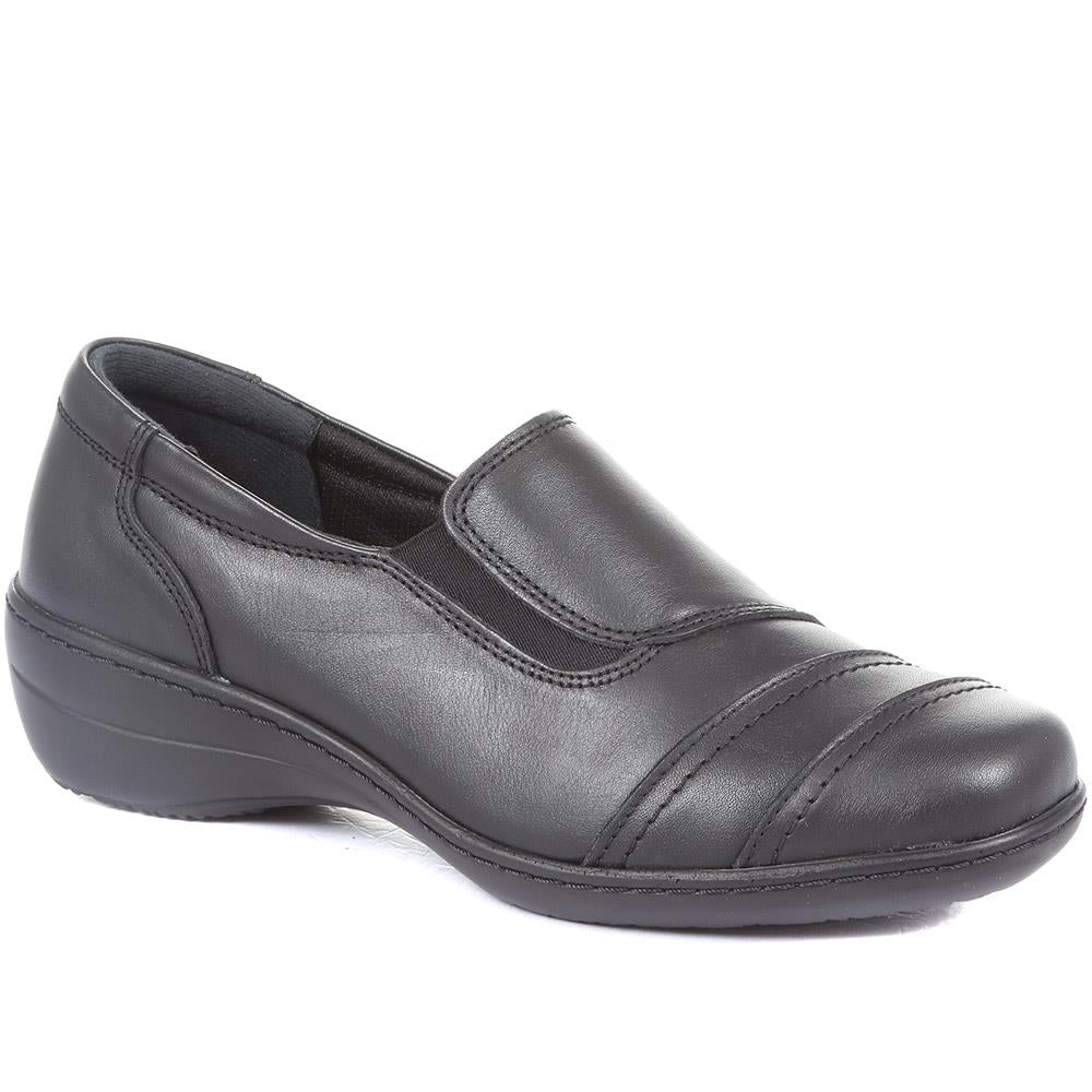 Leather Slip on with Elasticated Vents - HAK2208 / 306 360 image 0