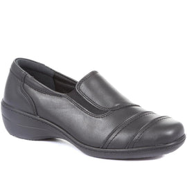 Leather Slip on with Elasticated Vents