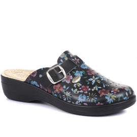  Floral Print Clogs