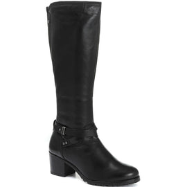 Leather Knee High Boot