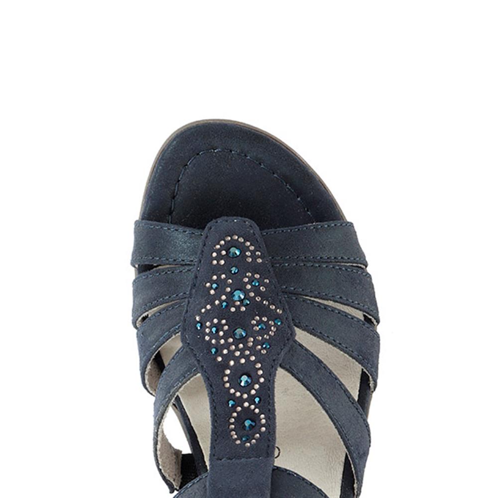 Wide Fit Embellished Heeled Sandals - CENTR31051 / 317 448 image 3